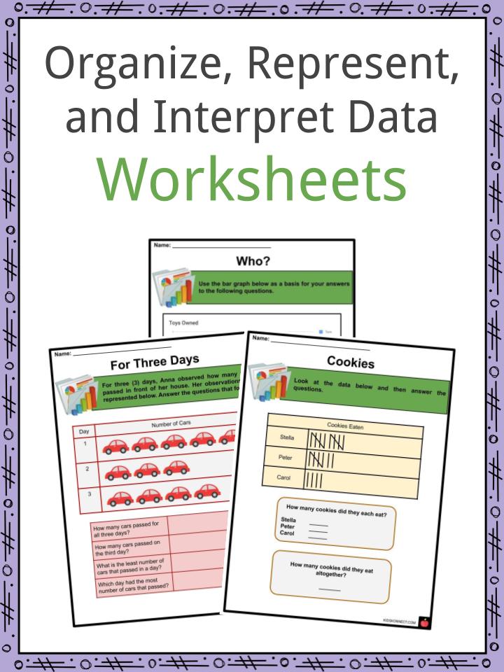 Organize, Represent, and Interpret Data Facts & Worksheets