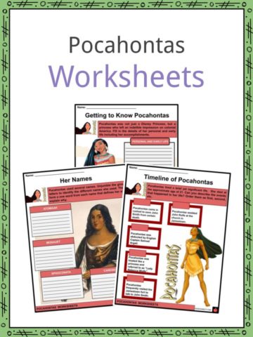 Pocahontas Worksheets
