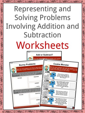 Representing and Solving Problems Involving Addition and Subtraction Worksheets