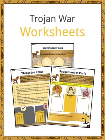 Trojan War Worksheets
