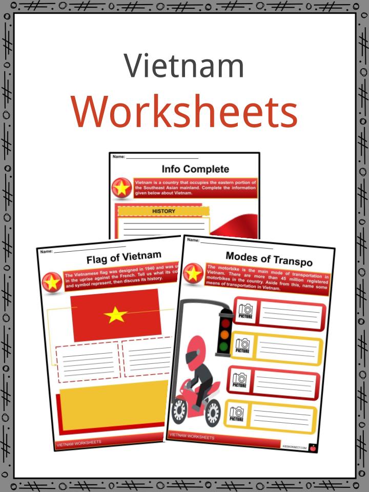Vietnam Worksheets