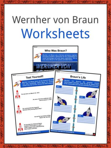 Wernher von Braun Worksheets