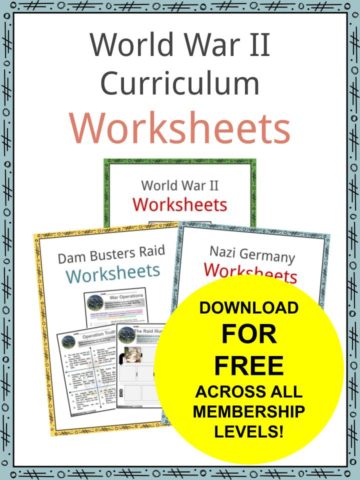 World War II Curriculum Worksheets
