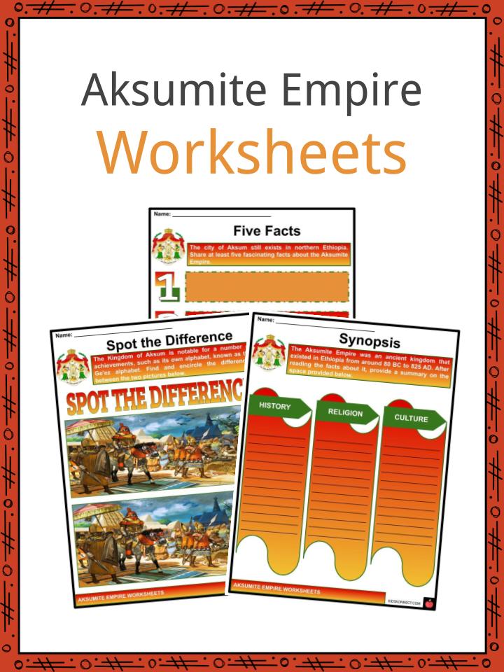 Aksumite Empire Worksheets
