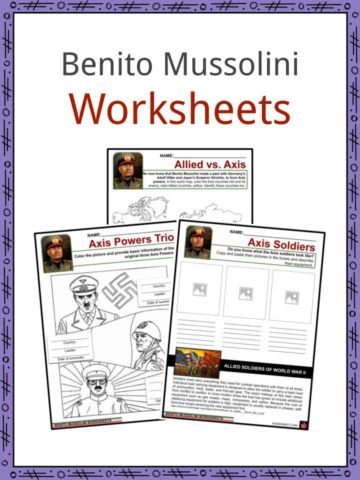 Benito Mussolini Worksheets