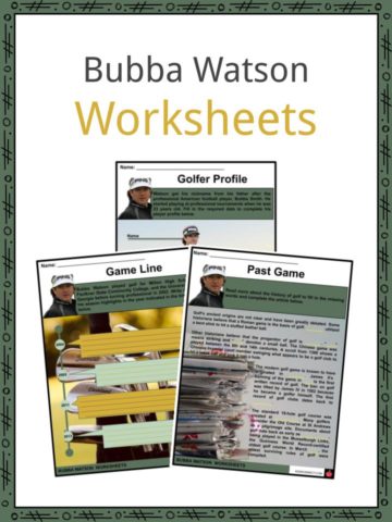 Bubba Watson Worksheets