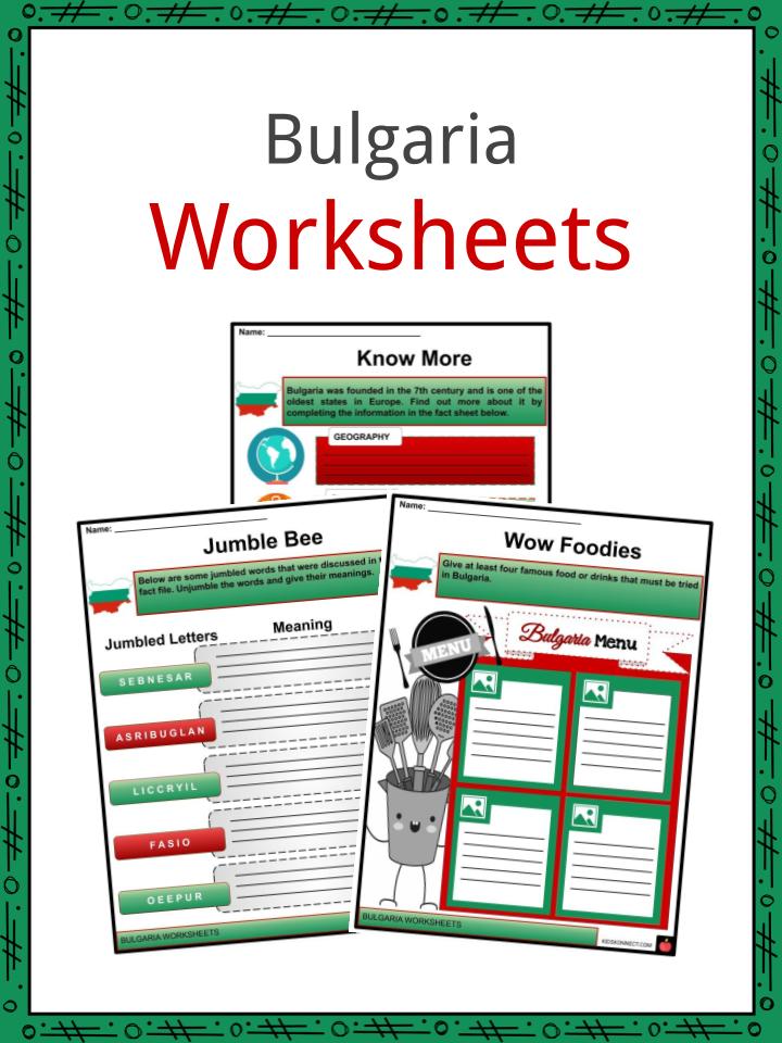 Bulgaria Worksheets