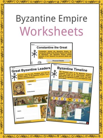 Byzantine Empire Worksheets