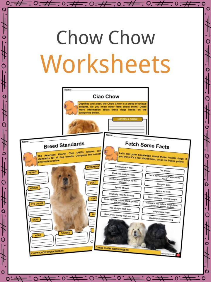 Chow Chow Worksheets