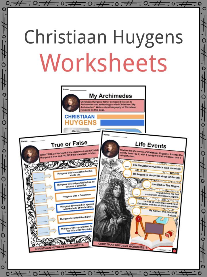 Christiaan Huygens Facts, Worksheets, Early Years & Education For Kids