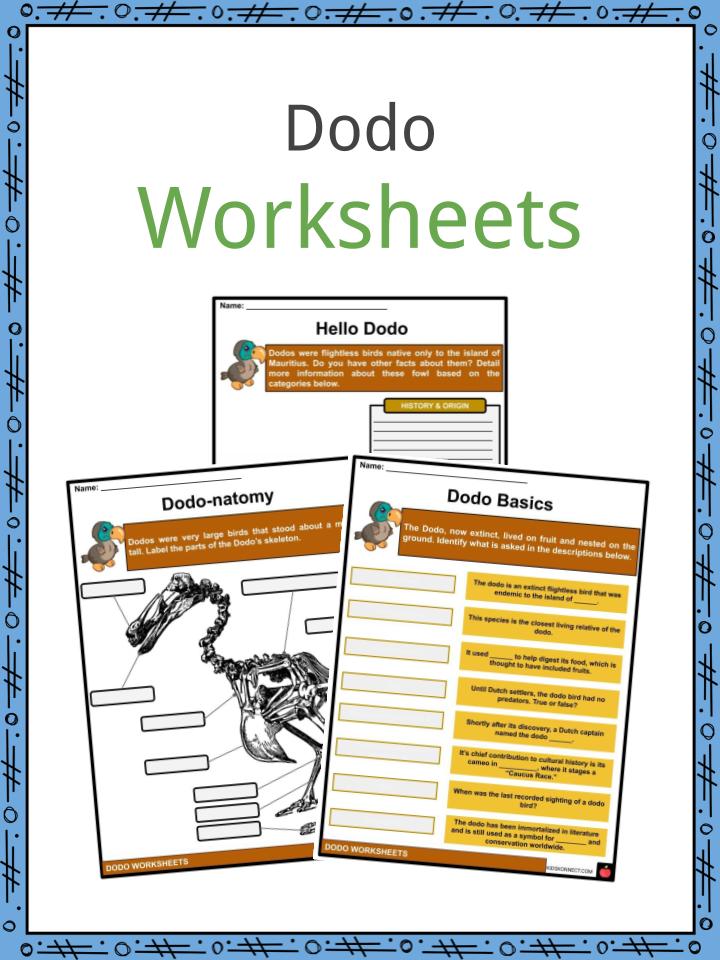 Dodo Worksheets
