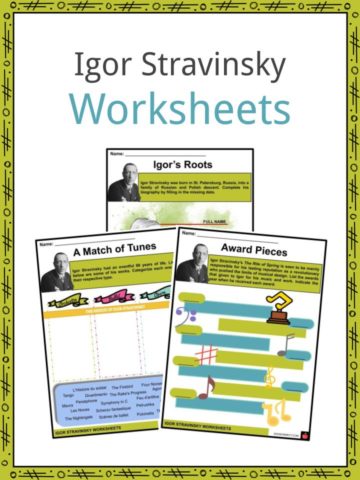 Igor Stravinsky Worksheets