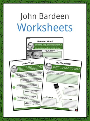 John Bardeen Worksheets