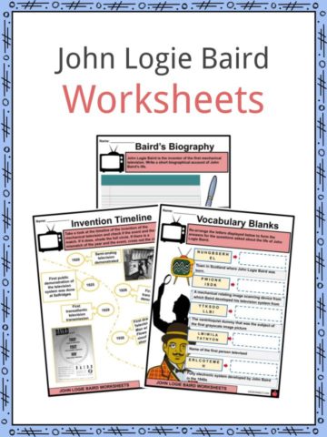 John Logie Baird Worksheets