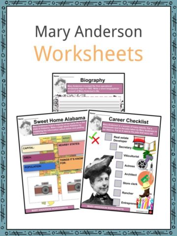 Mary Anderson Worksheets