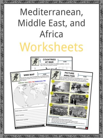 Mediterranean, Middle East and Africa Worksheets