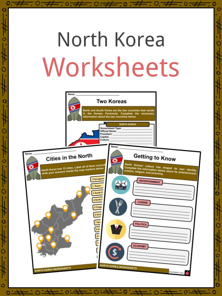 North Korea Worksheets
