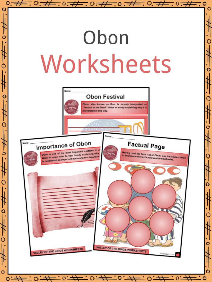 Obon Worksheets