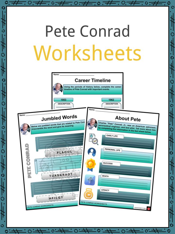 Pete Conrad Worksheets