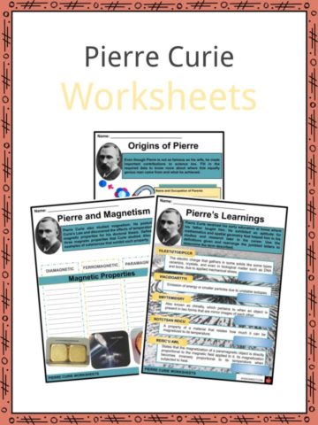 Pierre Curie Worksheets