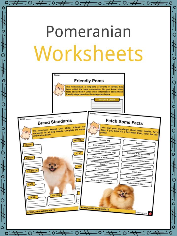 Pomeranian Worksheets