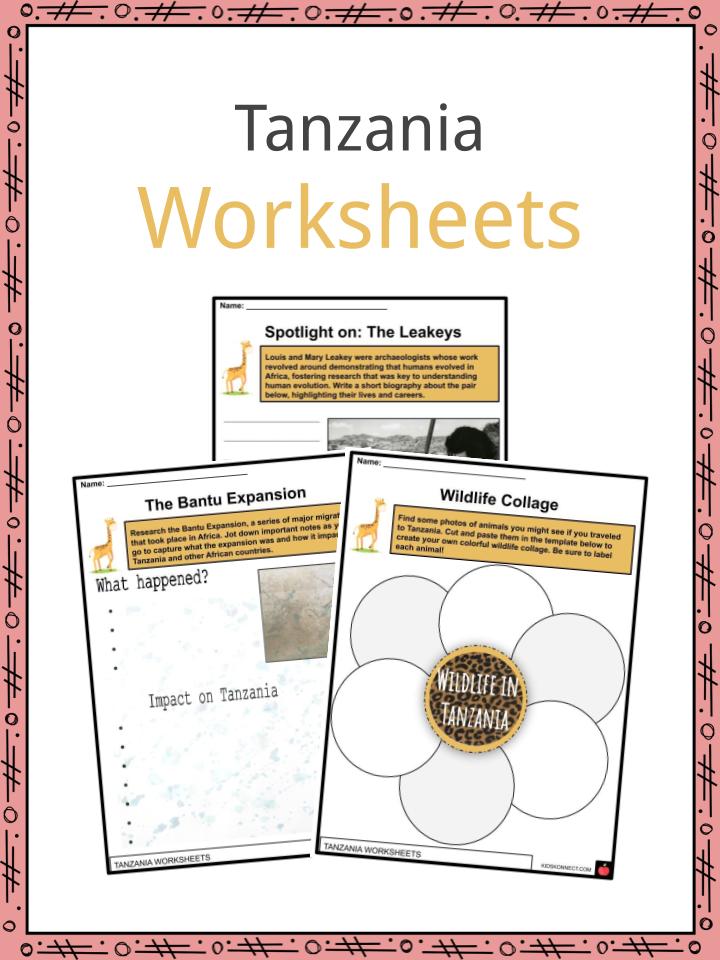 Tanzania Worksheets