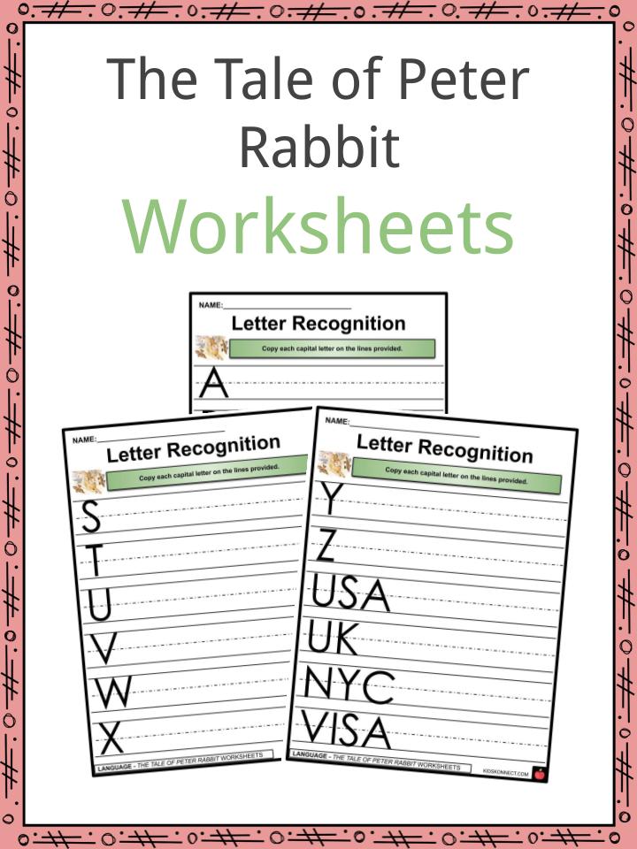 The Tale of Peter Rabbit Worksheets