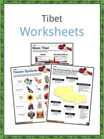 Tibet Worksheets
