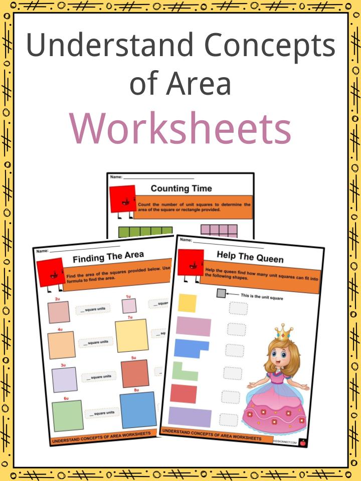 Understand Concepts of Area Worksheets