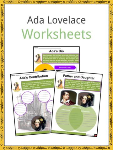 Ada Lovelace Worksheets