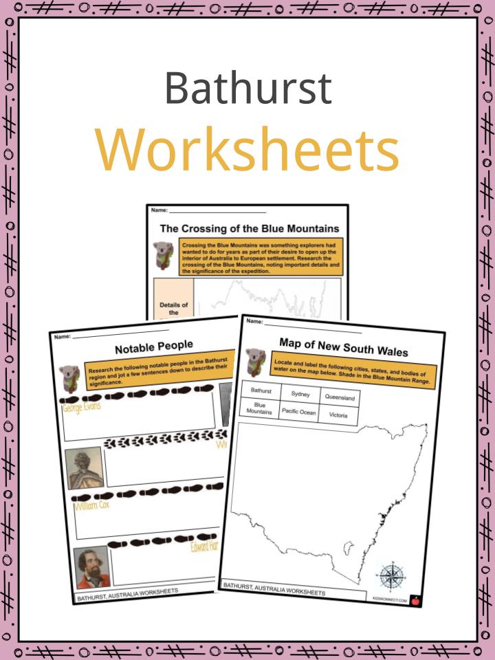 Bathurst Worksheets