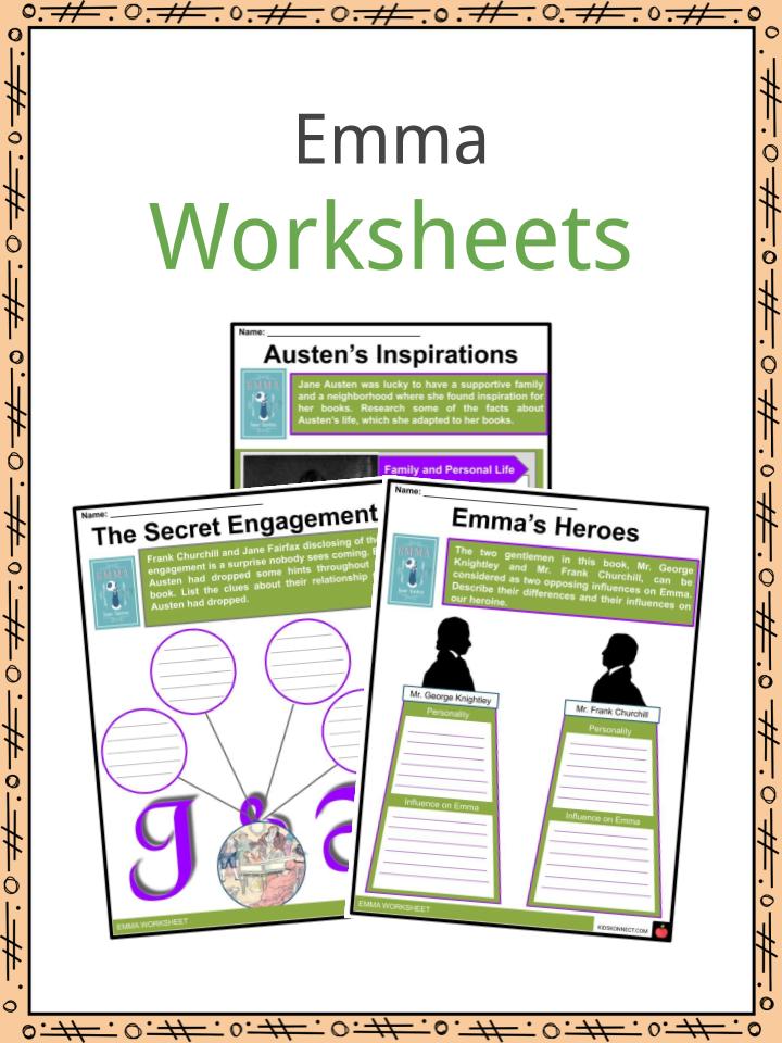 Emma Worksheets