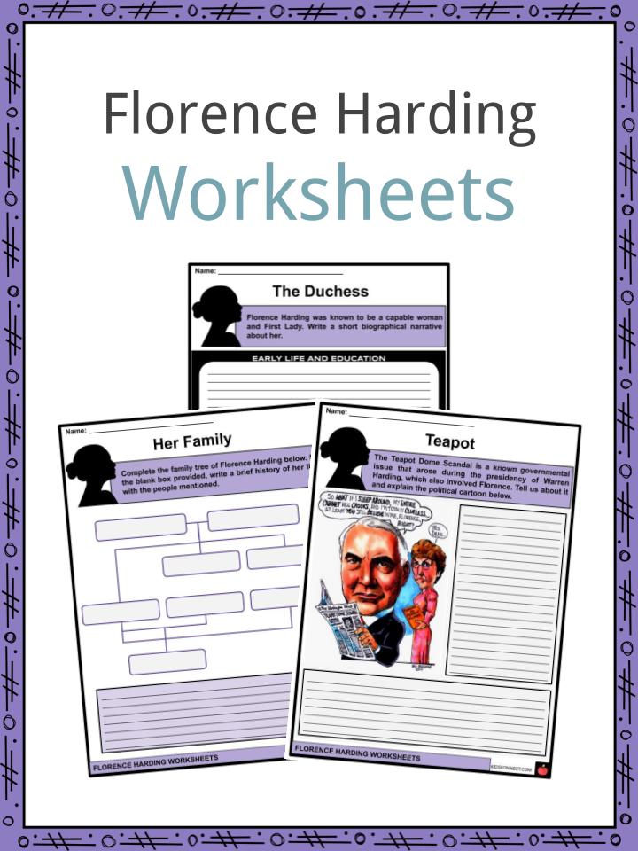 Florence Harding Worksheets