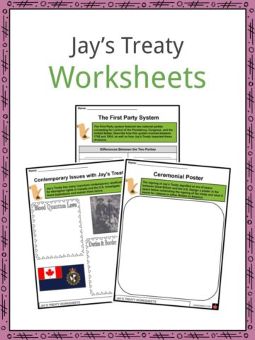 Jay's Treaty Worksheets