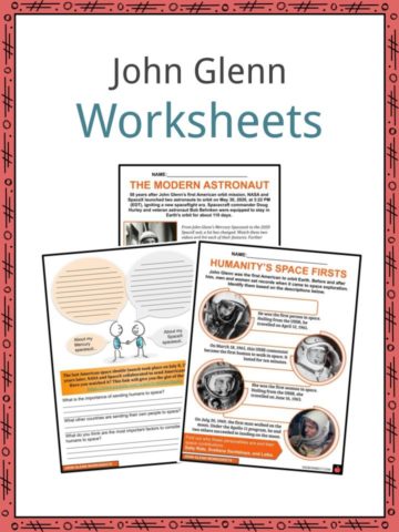 John Glenn Worksheets