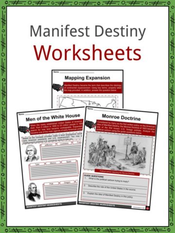 Manifest Destiny Worksheets
