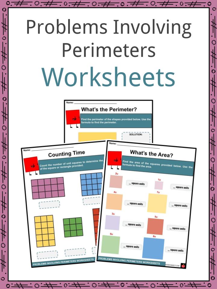 Problems Involving Perimeters Worksheets