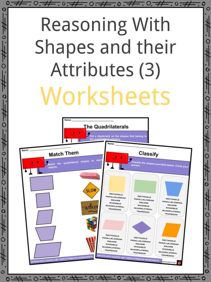 Reasoning With Shapes and their Attributes Worksheets