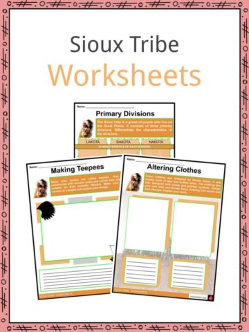 Sioux Tribe Worksheets