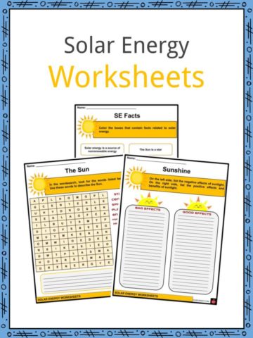 Solar Energy Worksheets