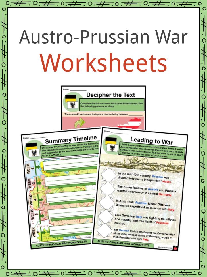 Austro-Prussian War Worksheets