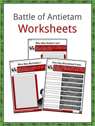 Battle of Antietam Worksheets