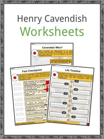 Henry Cavendish Worksheets