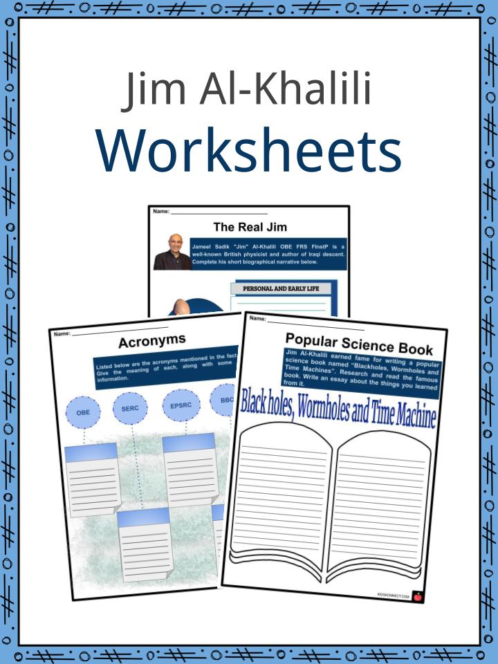 Jim Al-Khalili Worksheets