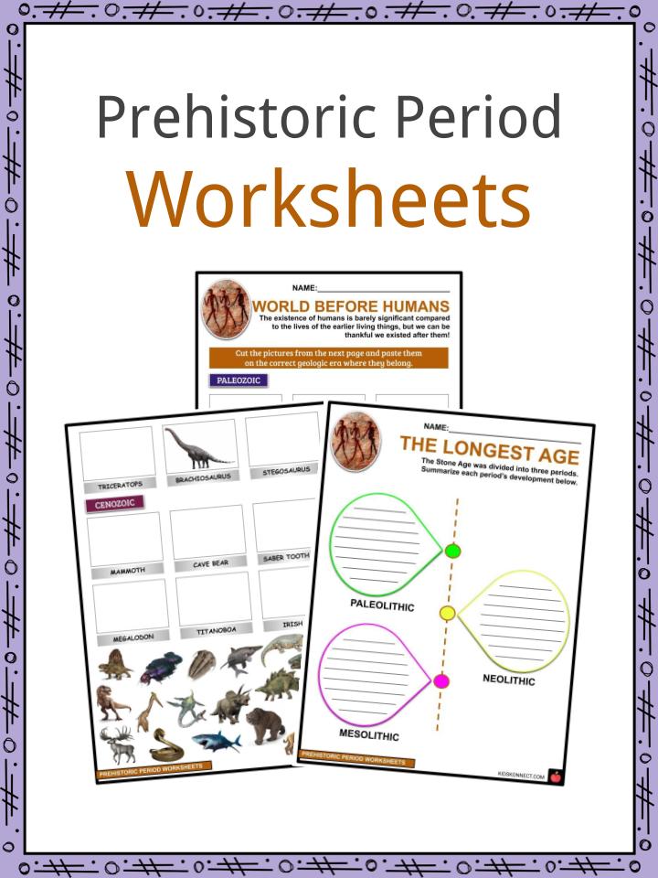 Prehistoric Period Worksheets