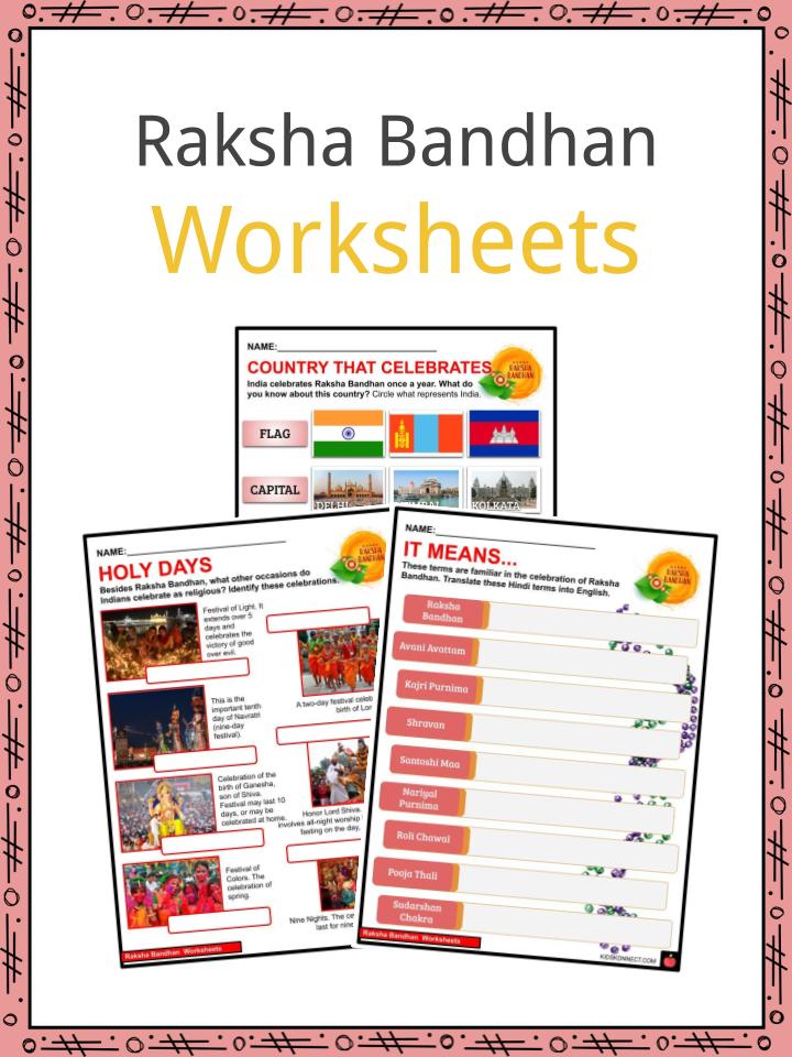 Raksha Bandhan Worksheets