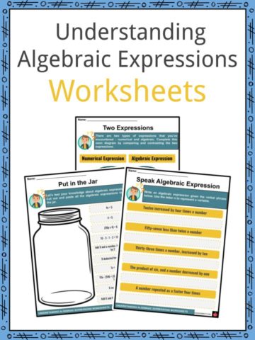Understanding Algebraic Expressions Worksheets