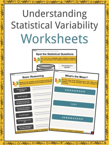 Understanding Statistical Variability Worksheets