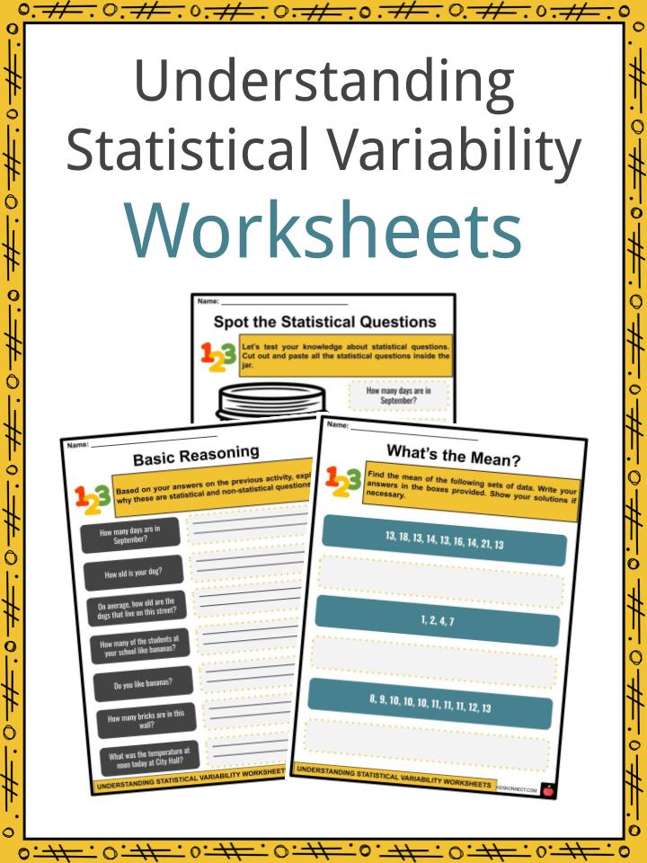 understanding statistical variability facts worksheets for kids