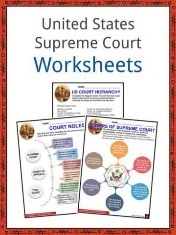 United States Supreme Court Worksheets